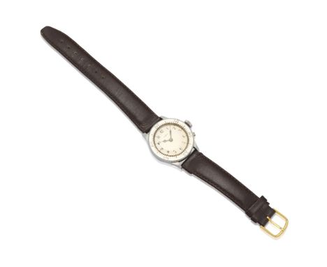 Movado. A rare stainless steel military manual wind wristwatch issued to the Royal Air ForceModel: WeemsReference: 11796Date: