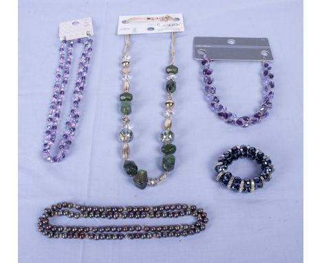 Vintage beads and a bangle