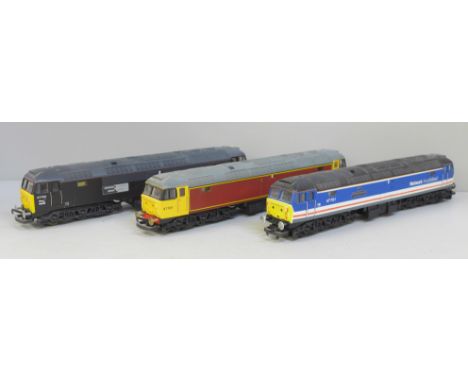 Three Lima OO gauge model diesel locomotives 