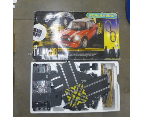 A Scalextric The Italian Job racing system **PLEASE NOTE THIS LOT IS NOT ELIGIBLE FOR POSTING AND PACKING** 