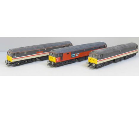 Three Lima OO gauge model diesel locomotives 