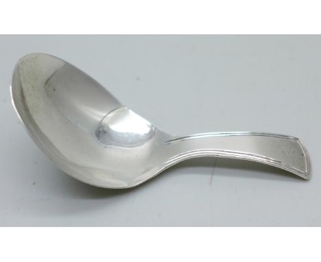 A George III silver caddy spoon, London 1807, maker Josiah Snatt 