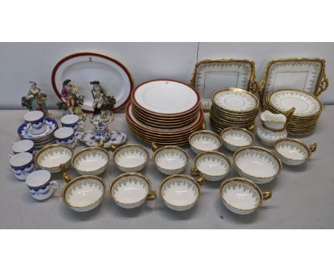 A mixed lot of porcelain to include Cauldron china, Victorian plates marked Alfred B Pearce to the bases, Royal Worcester, Ro