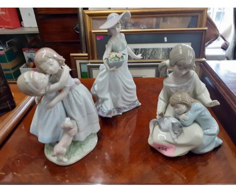 Three Lladro figuresLocation: 