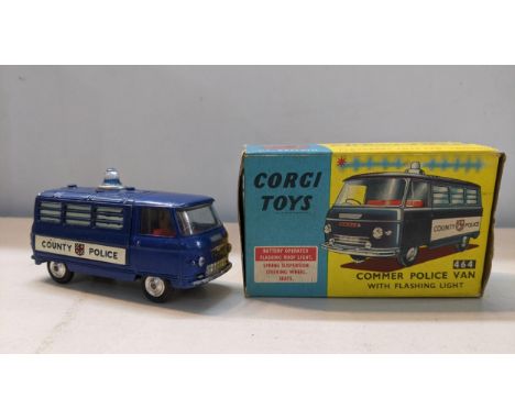 A boxed Corgi 464 Commer Police with flashing lightsLocation: 