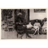 Edouard Vuillard - Interieur au Canapé - 1930