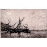 Adolphe Appian (1818-1898) - The Port of Monaco - 1873