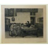 The cabinet of Erasmus, Henri Leys, J. Dezmannez