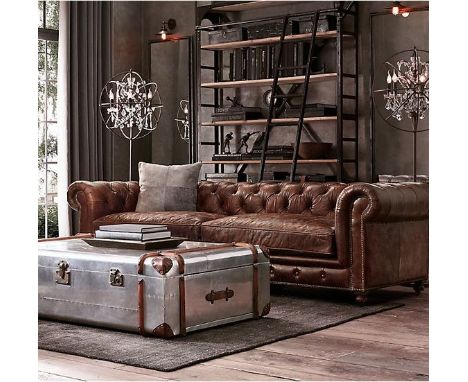 Knights Bridge Sofa Single Seater Vintage Cigar 108 X 93 X 76cm  Undoubtedly One Of The Most Popular Designs The Knightsbridg