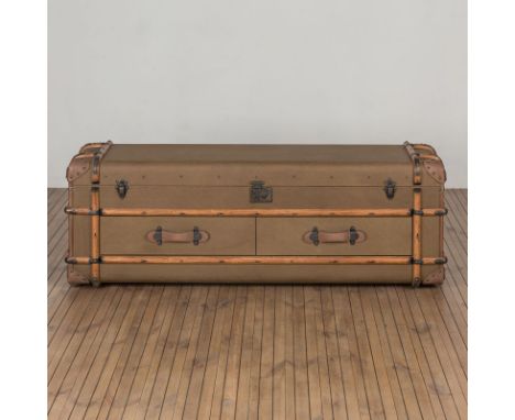 Globetrekker End of Bed   Trunk-Worn Marquee & Blue D T 154 X 44 X 54 5cm  