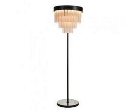 Empire Floor Lamp-Matt Black The Empire Lighting Collection is inspired by the beautiful light sculptures of the Art Deco era