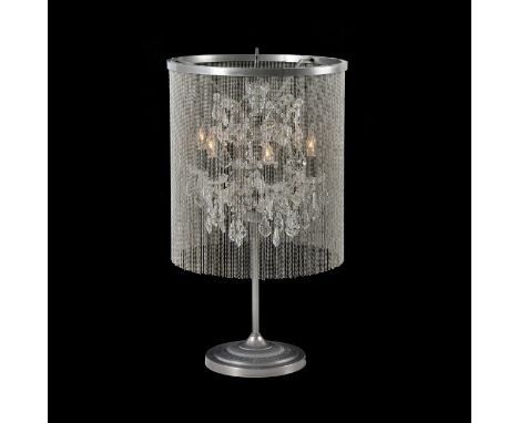 Chainmail Crystal Table Lamp Natural  52 X 52 X 82cm  The Chainmail Crystal amp Is A Modernised Contemporary Interpretation O