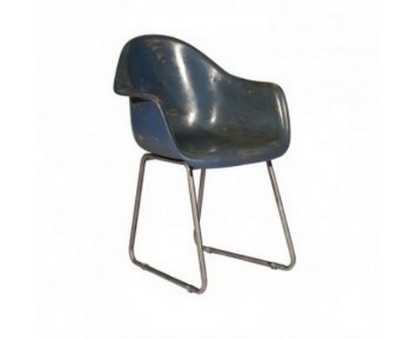 Regatta Bucket Chair-Fibreglass Blue 60 X 62 X 88 5cm  An Homage To Navy Signalling Flags And Seafaring Traditions Of Centuri