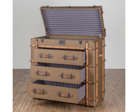 Globetrekker Chest Large Harking Back The Romantic Era Of Long Luxurious Voyages By Sea The Globetrekker Range Is Inspired By