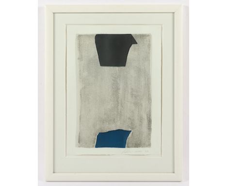 Santomaso, Giuseppe, "o.T.", Original-Farblithografie, 35 x 23, handsigniert und datiert '74, R. 