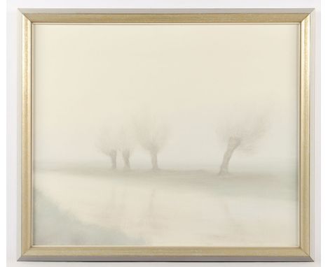 Sevens, Conrad (*1940), "Weiden am Rhein", Öl/Lwd., 50 x 60, R. 