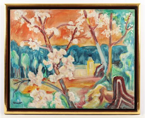 Calmes, Peter, "Landschaft", Öl/Lwd., 55 x 70, unten links signiert, R. 