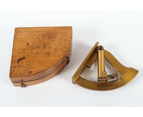 Sextant, Messing, L 12, in originalem Holzetui, 19.Jh. 