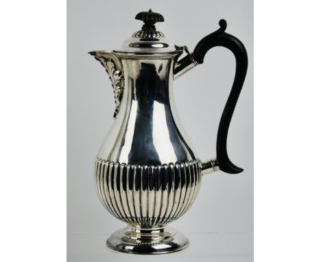 A Silver Hot Water Jug , makers mark William Hutton &amp; Sons Ltd,&nbsp;Sheffield 1920, approx. 502 grams