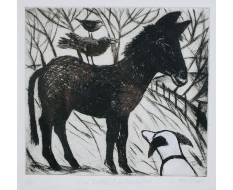 Sandra Millar   The Little Dog Laughed Etching and drypoint Signed and numbered 6/10Framed W37cm x H36.3cm Provenance : Priva