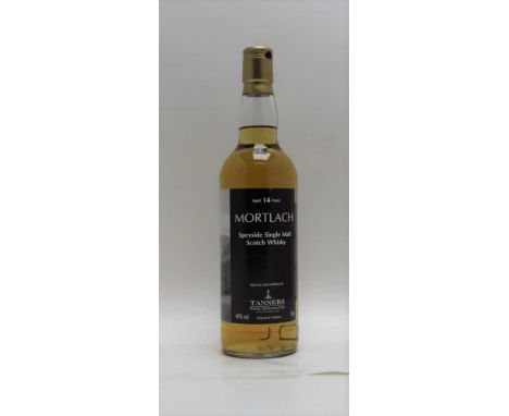 MORTLACH Speyside Single Malt Scotch Whisky, aged 14 years, 45% volume, special cask bottling for Tanners, 1 x 70cl bottle 