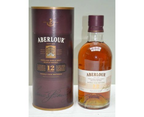 ABERLOUR Single Malt Highland Scotch Whisky, aged 12 years, double cask matured, 40% volume, 1 x 70cl bottle, in presentation