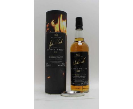 JOHN BLACK Blended Malt Scotch Whisky, from Tullibardine Distillery, aged 10 years, 40% vol., 1 x 70cl bottle in presentation