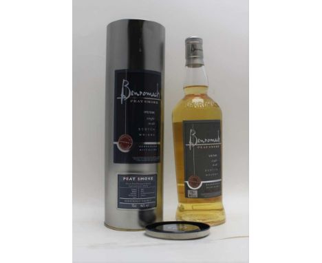 BENROMACH PEAT SMOKE Speyside Single Malt Scotch Whisky, distilled 2002, bottled 2010, 46% vol., 1 x 70cl bottle in presentat