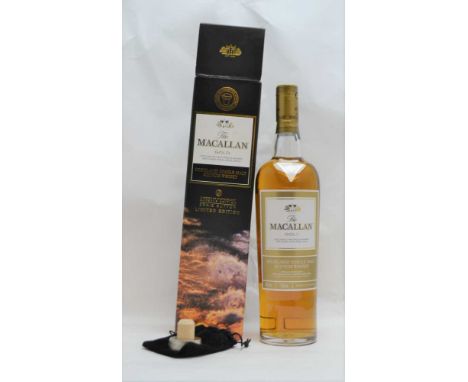 THE MACALLAN GOLD Highland Single Malt Scotch Whisky "Ernie Button Limited Edition", 40% vol., 1 x 70cl bottle with The Macal