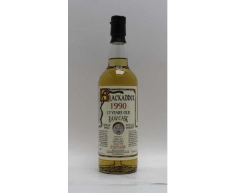 CAOL ILA 1990 BLACKADDER RAW CASK Single Malt Scotch Whisky, aged 12 years, 57.7% volume, 1 x 70cl bottle 