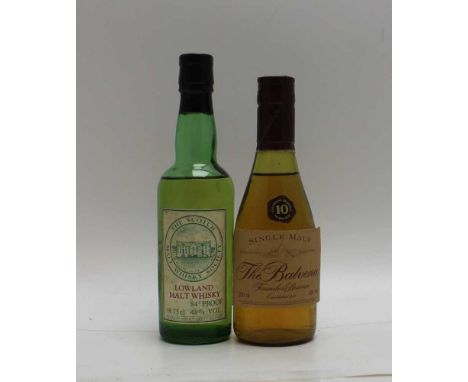 THE SCOTCH MALT WHISKY SOCIETY LOWLAND MALT, 84 degrees proof, 48% volume, 1 x 18.75cl bottle THE BALVENIE FOUNDER'S RESERVE 