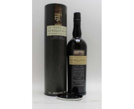 THE "PEATED MALT" OLD BALLANTRUAN Speyside Glenlivet, Single Malt Scotch Whisky, 50% vol., 1 x 70cl bottle in presentation tu