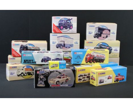 16 Boxed Corgi Classics diecast models to include 6 x Classic Road Transport (97327, 97367, 97162, 97319, 97368, 97942), 4 x 