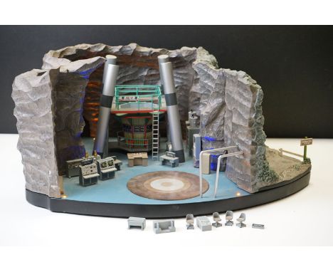 DC - Factory Entertainment 1/50 scale ltd edn 154 1966 TV Series Batcave Desktop Sculpture, some paint scuffing to left side 