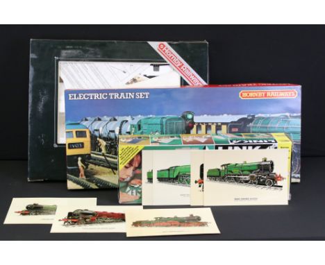 Two boxed part complete Hornby OO gauge train sets to include R824 with Duchess of Sutherland and 3 x coaches, and R687 Silve