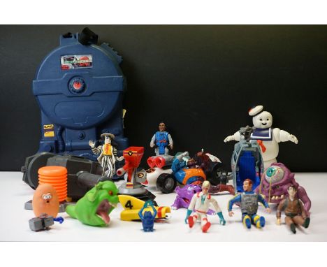 Ghostbusters - 13 Original 1980's Ghostbusters plastic toys &amp; figures to include Kenner examples, featuring Proton Pack, 