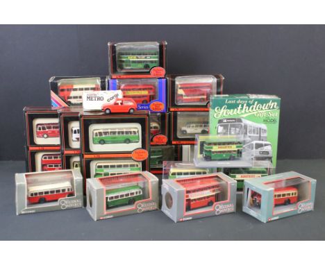 22 Boxed / cased diecast models to include 14 x EFE Exclusive First Editions (4 x multi packs), 7 x Corgi Original Omnibus an