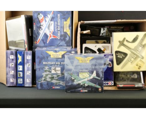 14 Boxed Corgi Aviation Archive diecast models to include 12 x 1:144 scale examples (5 x Military - 48405, 47204, 48104, 4820