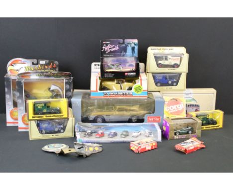 16 Boxed diecast models to include Sun Star European Collectibles 1:18 1005 Aston Martin DB5, 2 x Polistil Club 33 F1 (Tyrrel