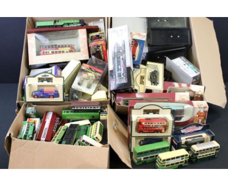 Around 46 boxed / cased diecast models to include Lledo, Corgi Original Omnibus, EFE, Atlas military etc, plus a quantity of 