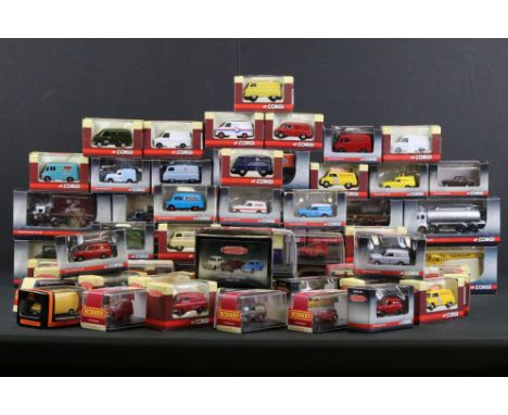 58 Boxed / cased 1/76 diecast models to include Corgi Trackside, Hornby Skale Autos and 1 x Gaugemaster, diecast ex, boxes ma