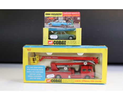 Boxed Corgi 275 Rover 2000 TC diecast model (diecast vg with minimal paint wear, writing to box otherwise gd overall) and a b