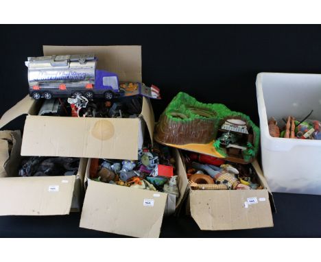 Large collection of circa 90s/2000s TV &amp; Film related figures and accessories to include Lord of the Rings, Thunderbirds,