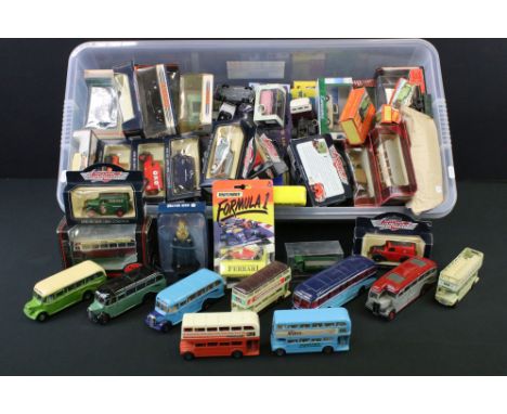 60 Boxed diecast models to include Vanguards, EFE, Original Omnibus, Oxford Diecast, Classix, Base Toys, Lone Star, etc, feat