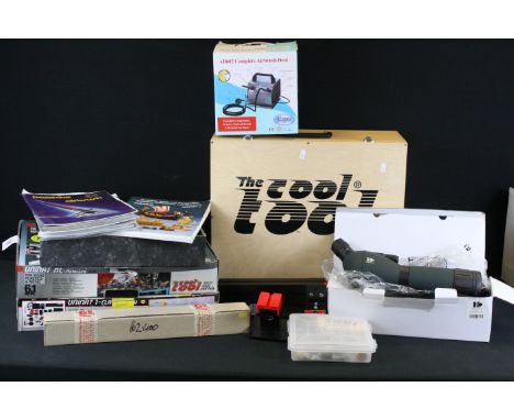 Three Boxed / cased The Cool Tool Unimat 6 in 1 desktop lathes with instructions, to include Unimat ML - Metal Line (unbuilt)
