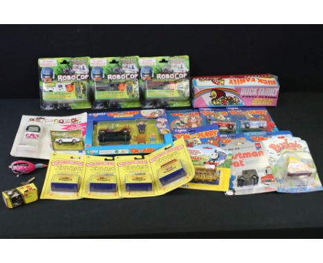 13 boxed / carded TV-related diecast models to include 5 x Corgi Tom and Jerry (featuring 93641 Tom and Jerry The Movie set),