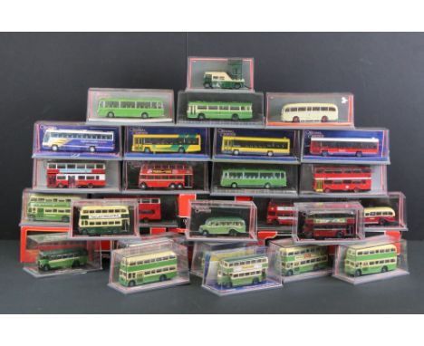 32 Cased / boxed Corgi diecast model buses to include 26 x Original Omnibus and 5 x Bus Operators, ex 