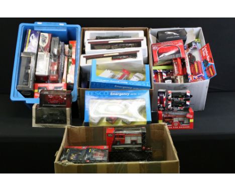 Over 80 Boxed diecast models to include Vanguards, Atlas Editions, Solido, Lledo, Burago, EFE, Chad Valley, etc, featuring Va