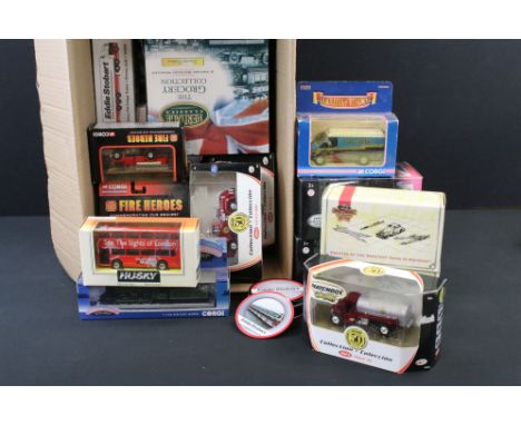 30 boxed diecast models to include Corgi, Oxford Diecast, Atlas Editions, Vanguards and Matchbox examples, featuring 2 x Vang