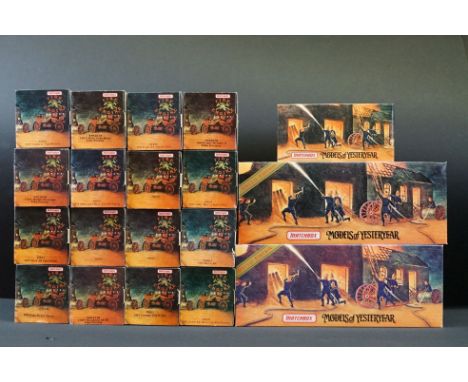 19 Boxed Matchbox Models of Yesteryear Fire Engine Series diecast models to include 2 x Special Edn models (YSFE04-M, YSFE01)